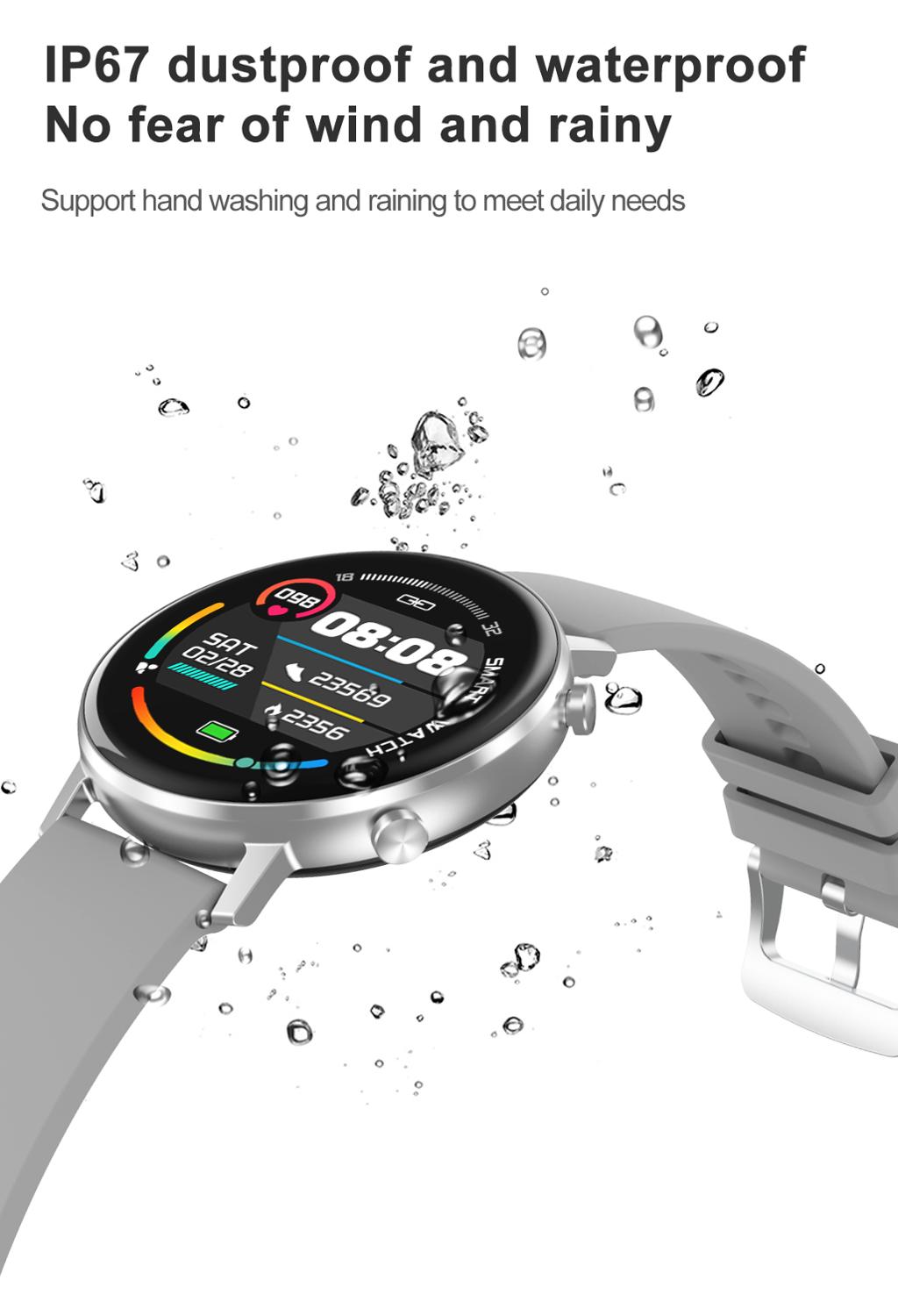 Lemfo Dt96 Smart Watch Men Women 1 3 Inch 360 360 Hd Screen Dual Ui Heart Rate Monitor Sports Smartwatch For Android Ios Importsez