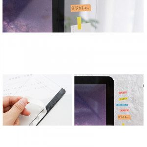 Creative Acrylic Monitor Message Memo Board for Sticky Note Transparent