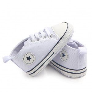 Baby Canvas Classic Sports Sneakers Newborn Baby Boys Girls Print Star