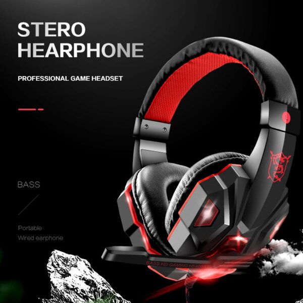 wired gaming headset with mic