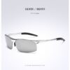 Aoron Driving Polaroid Sun Glasses - Aluminum Frame - Sports Sunglasses For Men - UV400 Anti-glare Goggles - ImportsEz - Image 23
