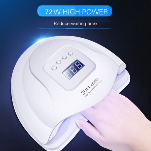 Nail Dryer LED Nail Lamp UV Lamp for Curing All Gel Nail Polish With Motion Sensing Manicure Pedicure Salon Tool - Image 2