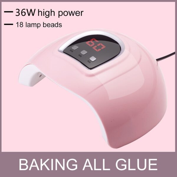 Nail Dryer LED Nail Lamp UV Lamp for Curing All Gel Nail Polish With Motion Sensing Manicure Pedicure Salon Tool - Image 4