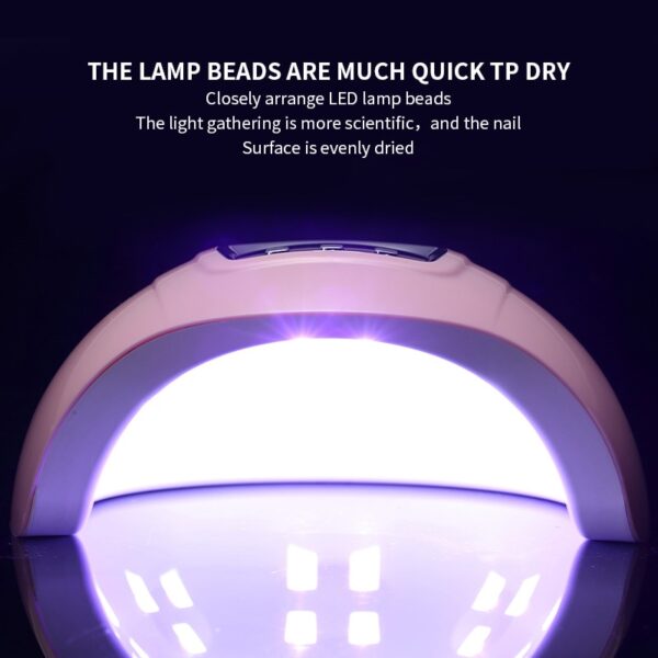 Nail Dryer LED Nail Lamp UV Lamp for Curing All Gel Nail Polish With Motion Sensing Manicure Pedicure Salon Tool - Image 5