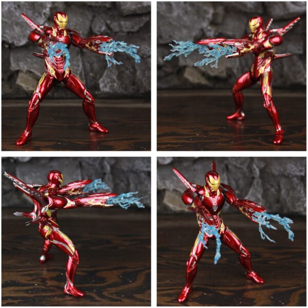 Toys Deluxe Iron Man Mark L 50 MK50 Nano Armor Weapons 7" Action Figure Marvel Tony Stark Legends Avengers Infinity War Doll - Image 3