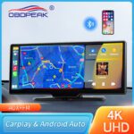 10.26" Dash Cam Rearview Camera Wifi Carplay & Android Auto 4K DVR GPS Navigation Video Recorder Dashboard Dual Len 24H Park AUX - ImportsEZ