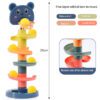 Baby Toys Rolling Ball Pile Tower Early Educational Toy For Babies Rotating Track Educational Baby Gift Stacking Toy ForChildren - ImportsEz - Image 2