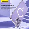 Baseus Transparent Magnetic Phone Case for iPhone 14/13/12/11 Pro Max - Wireless Charging Cover - IportsEz - Image 4