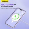 Baseus Transparent Magnetic Phone Case for iPhone 14/13/12/11 Pro Max - Wireless Charging Cover - IportsEz - Image 5