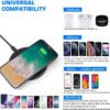 FDGAO 30W Wireless Charger USB C Fast Charging Pad Quick Charge QC 3.0 For iPhone 14 13 12 11 XS XR X 8 Samsung S22 S21 S20 - ImportsEZ - Image 3