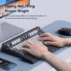 Hagibis Keyboard Wrist Rest Pad - Ergonomic Soft Memory Foam - Support Desktop Storage Box - Easy Typing Pain Relief for Office Home - ImportsEZ - Image 4