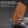 Deer Leather Phone Case For iPhone 14/13/12 Pro Max - Lens Glass Bumper Shockproof - Silicone Cellphone Cover Fundas Coque - ImportsEz - Image 5