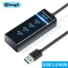 Elough 4 Ports USB Hub - 3.0 High Speed Multi USB Splitter Adapter - OTG For Xiaomi Lenovo PC Computer Accessories 30/120cm - ImportsEz - Image 2