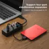 Elough 4 Ports USB Hub - 3.0 High Speed Multi USB Splitter Adapter - OTG For Xiaomi Lenovo PC Computer Accessories 30/120cm - ImportsEz - Image 3