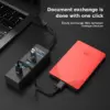 Elough 4 Ports USB Hub - 3.0 High Speed Multi USB Splitter Adapter - OTG For Xiaomi Lenovo PC Computer Accessories 30/120cm - ImportsEz - Image 4