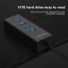 Elough 4 Ports USB Hub - 3.0 High Speed Multi USB Splitter Adapter - OTG For Xiaomi Lenovo PC Computer Accessories 30/120cm - ImportsEz - Image 5