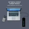 Elough 4 Ports USB Hub - 3.0 High Speed Multi USB Splitter Adapter - OTG For Xiaomi Lenovo PC Computer Accessories 30/120cm - ImportsEz - Image 6