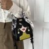Women's Bag Trend Cartoon Girl Designer Crossbody Bag for Women Luxury Handbag Female Fashion Satchel Shoulder Bag Purse - Image 2